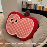 Милое яблоко 𬞟Фруктовая подушка для сна для девочек, эркер, татами, подушка для общежития, диван, офисная подушка для талии, подушка для сиденья