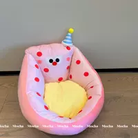 Розовые точки в горошек [ленивый диван]