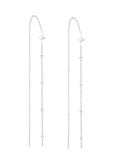 Золотые длинные серьги с кисточками, изысканный стиль, серебро 925 пробы, розовое золото, коллекция 2022