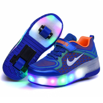 Adult runaway shoes Deformation shoes Double wheels invisible with wheels Childrens pulley shoes Students mens and womens removable walking shoes