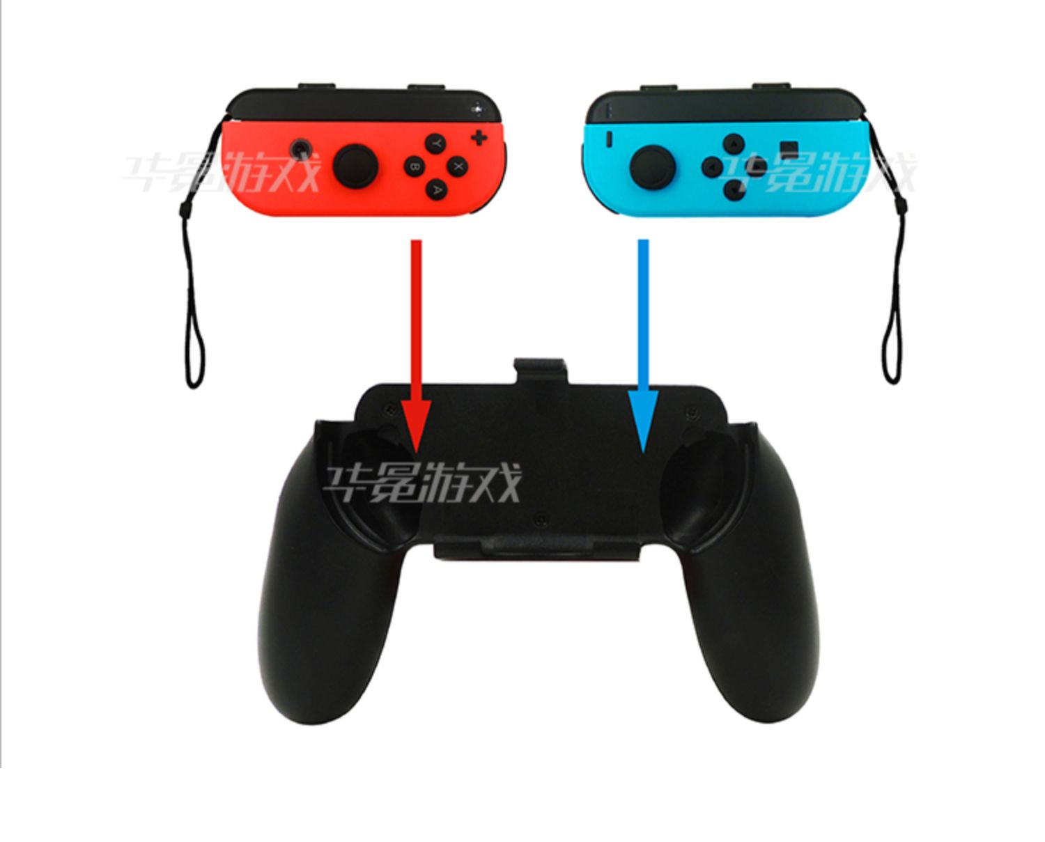 Nintendo chuyển sang trái và phải xử lý tay cầm nắm xử lý xử lý xử lý khung xử lý tay lái độc đáo - Chỉ đạo trong trò chơi bánh xe bộ vô lăng game