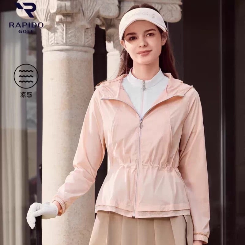 New Product】Rapid0 Rui Bi Du 26 Summer Women's Sports Outdoor Cool-Feeling Golf Lightweight Jacket