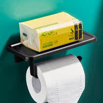 Toilet toilet paper towel rack Roll paper toilet paper rack Toilet paper holder Toilet paper towel box punch-free storage rack creative