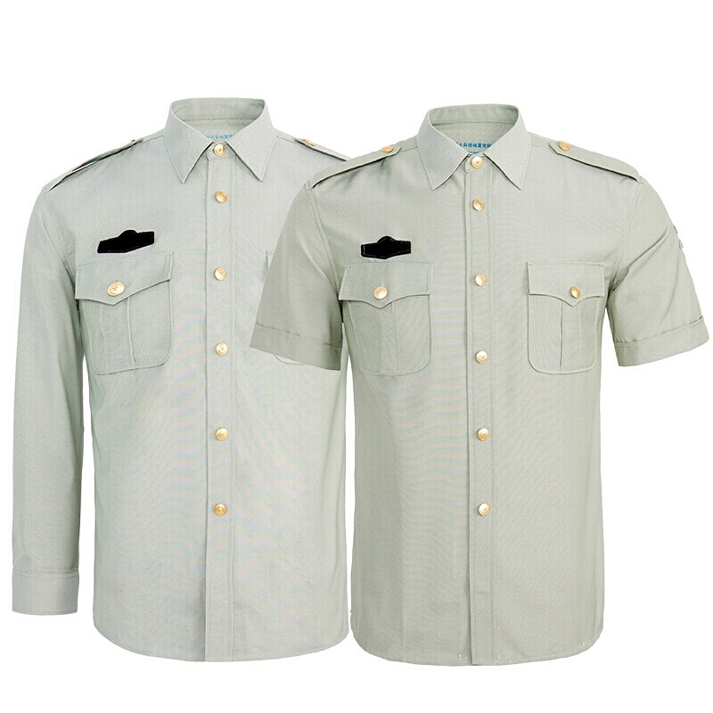 3543 Genuine Metal Buckle Summer Casual Short-Sleeved Long-Sleeved Shirts for Men and Women Summer Shirts