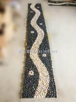 Custom-made Yuhua Stone Pebble Mosaic Fitness Trail Net Mat Garden Road Park Stone Road Colorful Stone