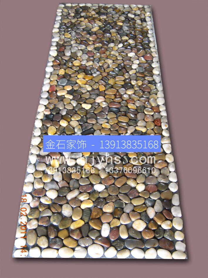 2 meters ultra-dense medium-grain rain flower stone cobblestone foot massage mat fitness trail walking blanket stone road