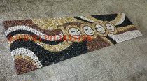 Custom-made Yuhua Stone Pebble Wall Tile Mosaic Park Stone Road