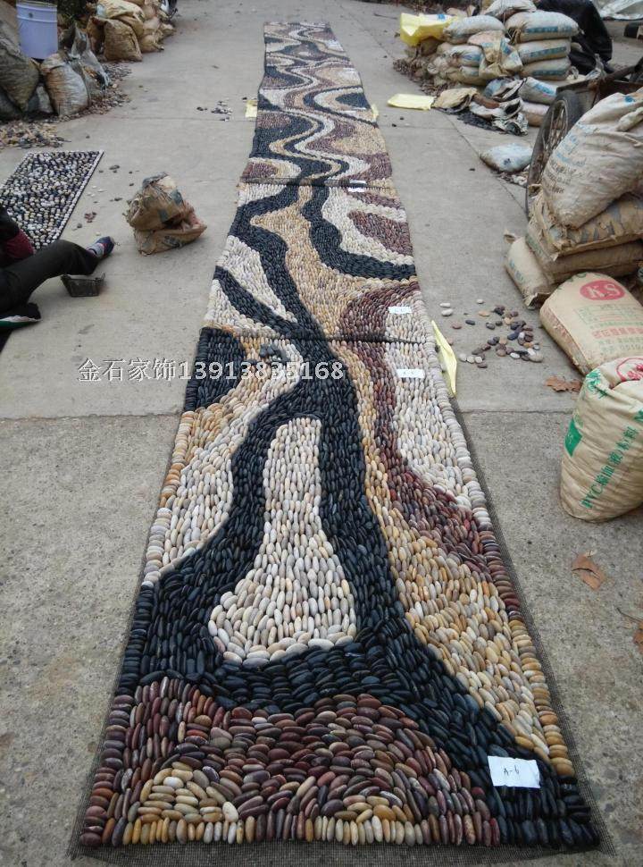 Cobble Pebble Plantar Massage Road Fitness Road Rain Flowers Stone Parquet Garden Road Mosaic Courtyard Furnishing