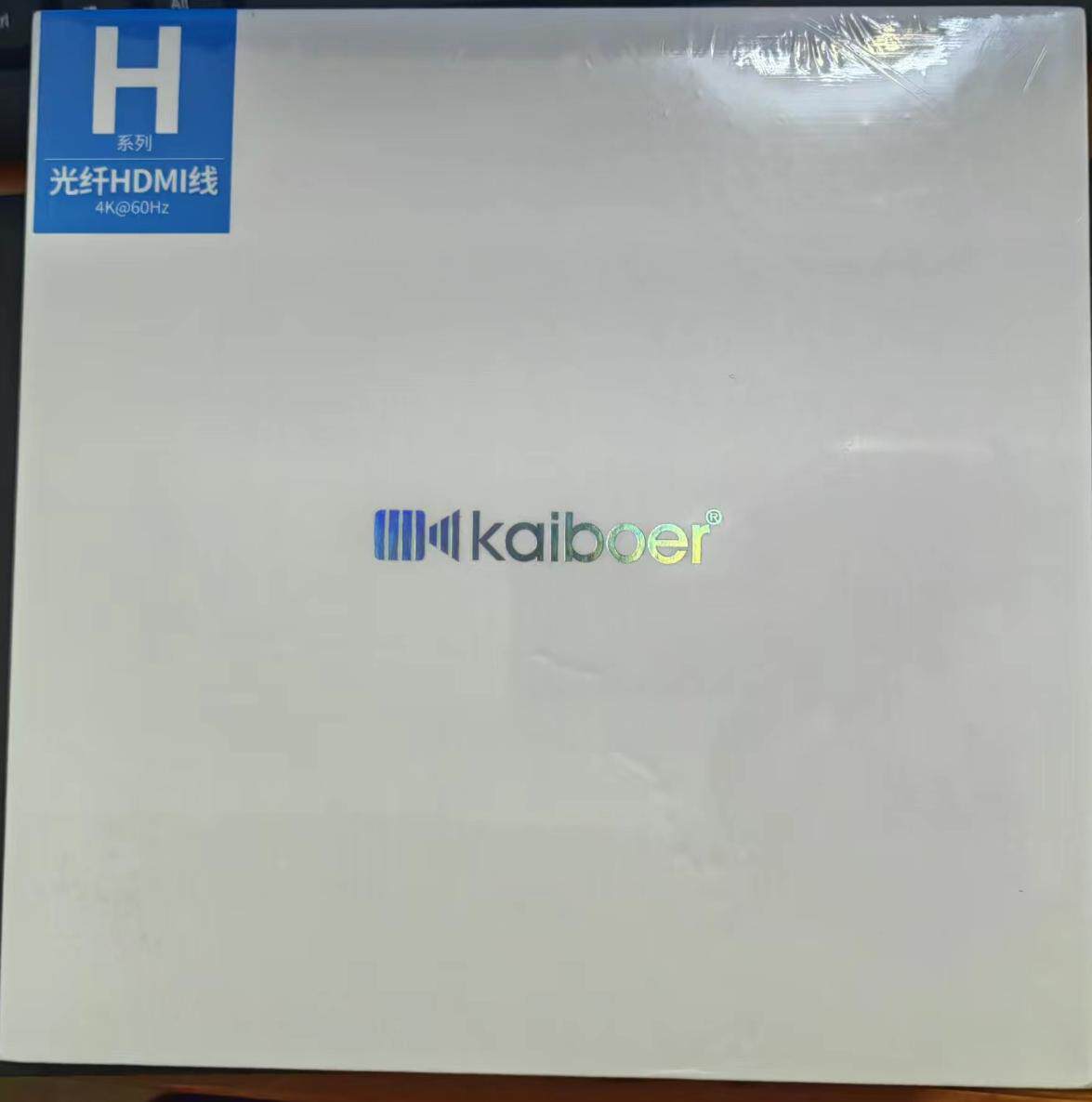 Kaiboer fiber optic HDMI 10m 12m armored stainless steel braided mesh wrapped anti-bending anti-radiation