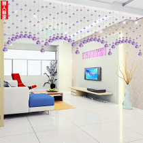 Beaded curtain Crystal partition curtain-free half-curtain curtain curtain porch porch living room dining room screen new home