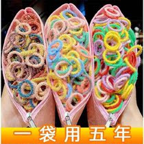 Children rubber band unhurt hair plush hair ring 200 high elastic girl Zen hair adorned with baby cute head rope