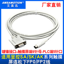 Apply to the control human touch screen SA SK EA AK series and Panasonic PLC FP0 FP2 data communication line