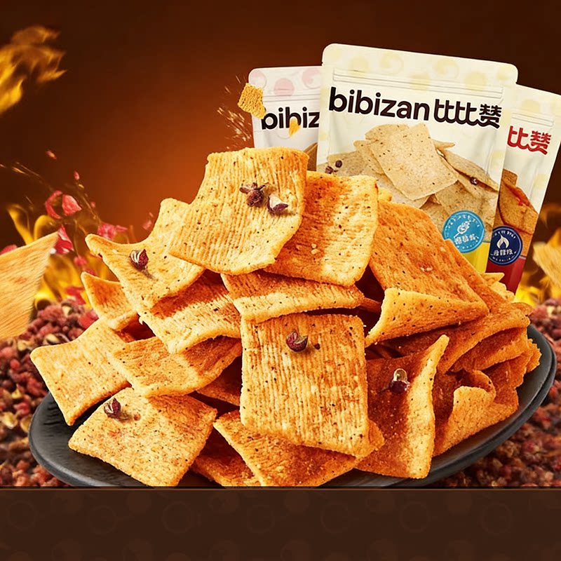 【尝鲜装】比比赞花椒锅巴35g*4袋