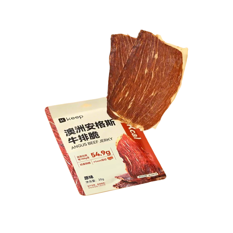 Keep牛排脆超薄低GI高蛋白休闲零食
