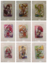 Japanese version of idol activity food and play cards biscuit cards collection cards