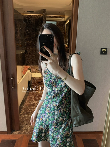 Ретро сексуальное платье, мини-юбка, цветочный принт, V-образный вырез, А-силуэт