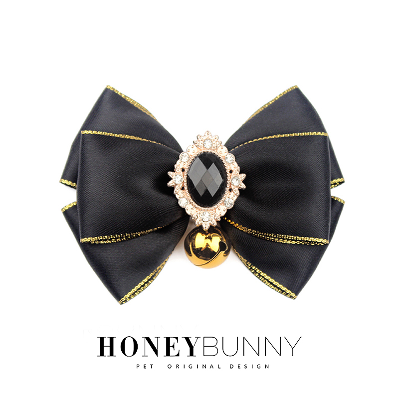 Drilling Series Pet Butterfly Knot Dog Neckline Cat bell Collar Knot Ornament-Taobao