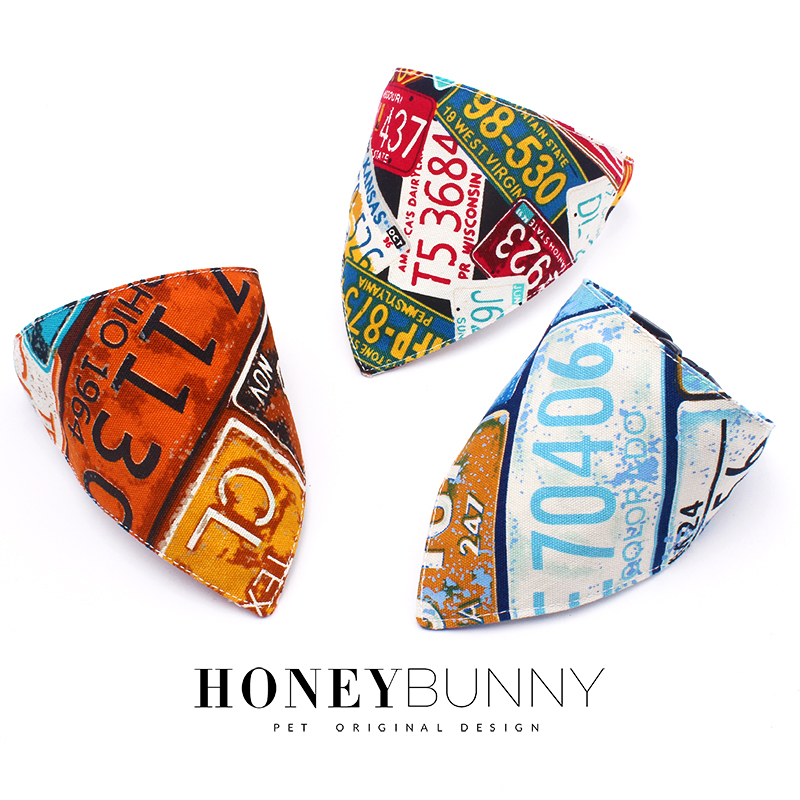 Pet Ornament Scarf cat kitty bell Dog Item lap Teddy King Mausamo Large Dog Triangle scarlet towel