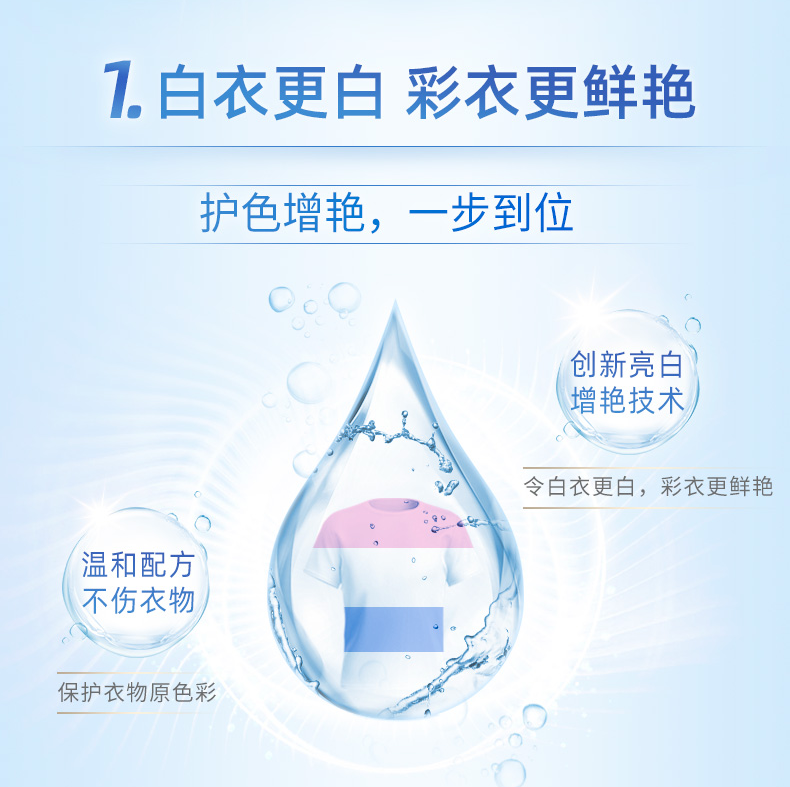 蓝月亮 薰衣草味 护色增艳 洗衣液 7斤 图5