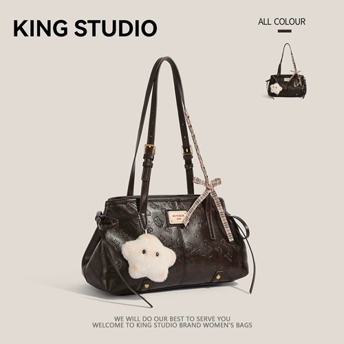 Небольшая демисезонная сумка на одно плечо, универсальная бостонская сумка