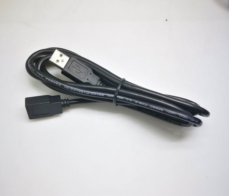 USB extension cable USB male-to-female tinned copper core thick wire with shielding full package head 2 meters extension 2