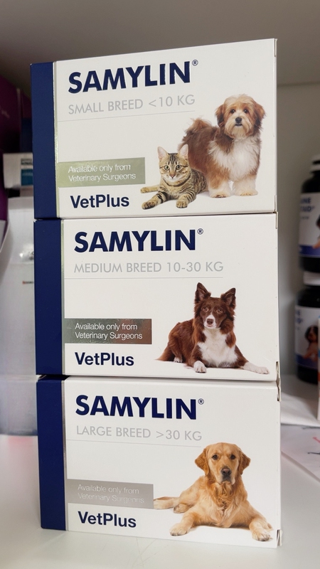 Samylin Liver Protectant Tablets for Dogs and Cats, 30 Tablets (Uk Version) Samylin Liver Protectant Tablets for Dogs and Cats, 30 Tablets (Uk Version)