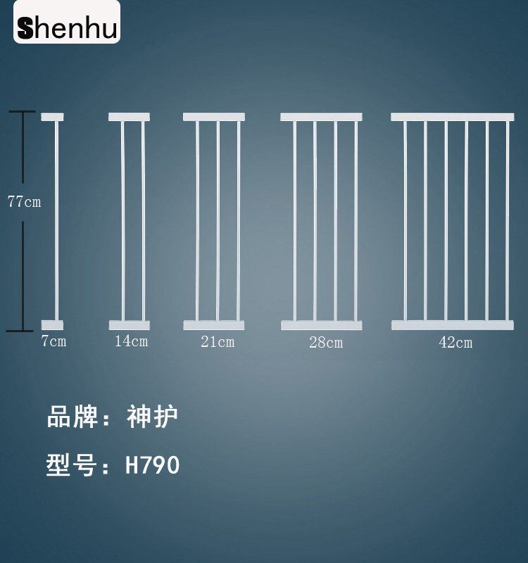 Pet Pooch Door Bar Indoor dog Dog Gate Rod Large Small Dog Teddy Gold Wool Balcony Stairs Separating Fence