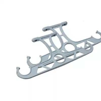 Space aluminum balcony fixed drying rack top bracket Drying rack drying rod base hanger hanging seat