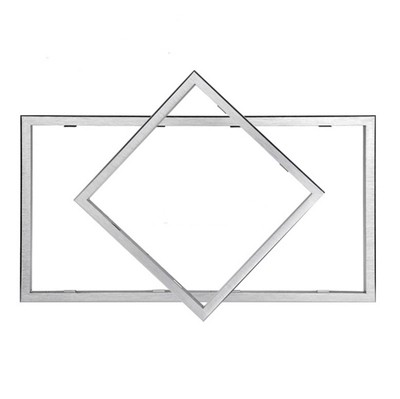 Aluminum profile frame integrated ceiling conversion frame LED light frame suspended ceiling pvc gypsum board dark frame flat light adapter box