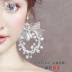 Múa nước A3530 Mũ cô dâu Bạc Hàn Quốc Full Ring Crown Sen Hôn Wedding Crown Crown Crown Phụ kiện tóc - Phụ kiện tóc phụ kiện tóc cô dâu Phụ kiện tóc