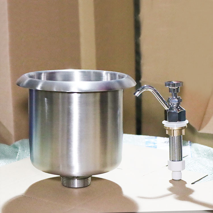 304 Stainless Steel Bar Sink with Continuous Flow Faucet Set, Coffee Shop Cup Washer, Soaking Spoon Container, Water Trough 304 Stainless Steel Bar Sink with Continuous Flow Faucet Set, Coffee Shop Cup Washer, Soaking Spoon Container, Water Trough