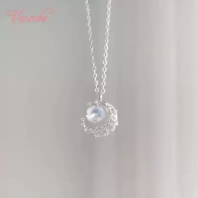 Necklace female 925 sterling silver tide Net red ins simple temperament moon choker light luxury niche design feel send best friend