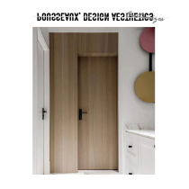 Carripso invisible aluminum wooden door silent door dark door narrow side wood grain aluminum Wood ecological door room door bedroom door bedroom door