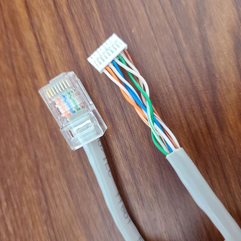 Gh1.25 to Rj45 Network Port Gigabit Twisted Pair Cable 100m 8-Core 4-Core Data Cable 8P8C Crystal Head Connection Cable