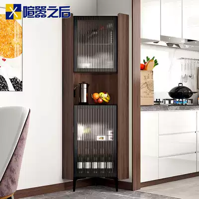Nordic style corner dining cabinet wine cabinet integrated multi-function Changhong glass tea cabinet cupboard high wine cabinet