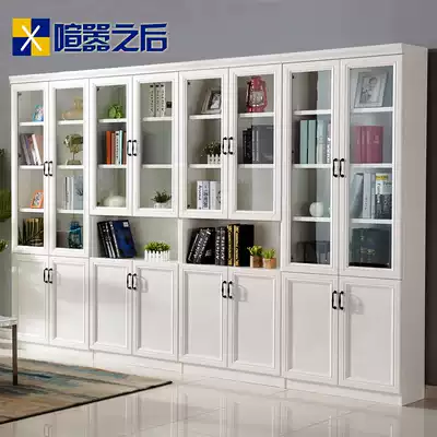 Jane Europe dust-proof bookcase bookshelf thickened cabinet storage cabinet modern simple bookcase floor-to-ceiling glass cabinet