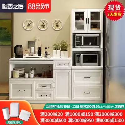 Dining cabinet Modern simple dining room dining room preparation cabinet European living room bowl and plate cabinet Microwave oven storage cabinet Custom dining room cabinet