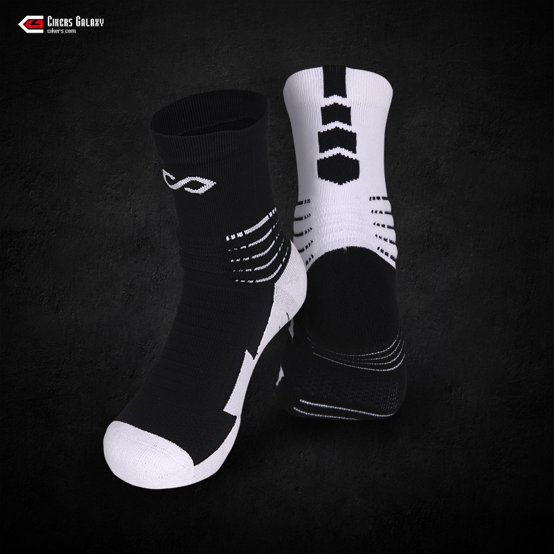 CG racer basketball socks CIKERS competition training moisture-absorbing non-slip men's mid-tube football socks Sike sports short socks