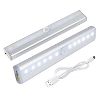 LED body sensor light wireless charging USB night light aisle corridor cabinet lamp car trunk