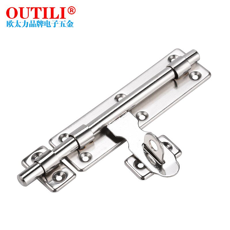  Stainless Steel Bolt with buckle gate Warehouse dressing room Ming dress left and right Bolt Bull nose One