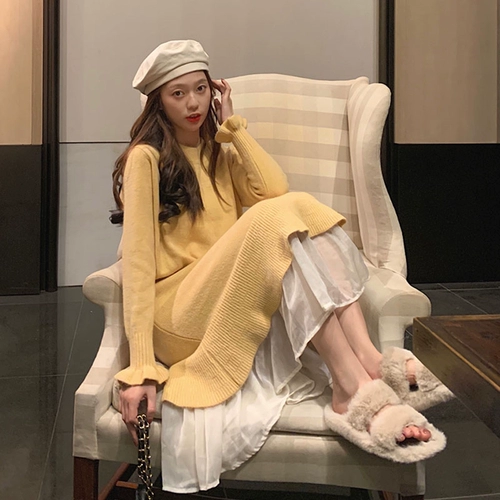 Демисезонный трикотажный пуховик, платье, свитер, зимняя юбка, коллекция 2021