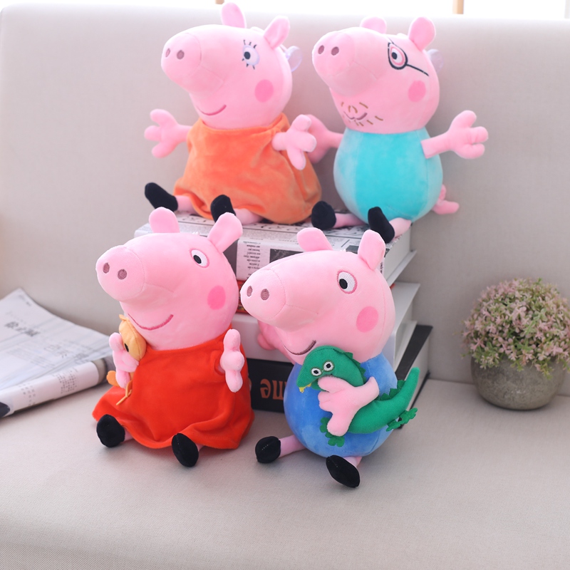Piggy peppa doll plush toy family of four suit peppa doll doll George New Year's gift