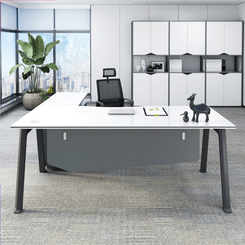 Boss desk and chair combination simple modern commercial office general manager single desk supervisor president office desk