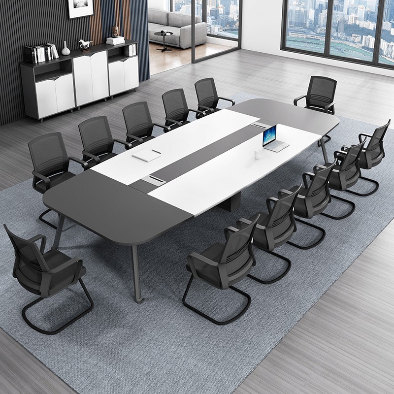 Conference Table Minimalist Modern Long Strip Table Long Table Meeting Room Table Training Table Negotiation Table And Chairs Combined Small Meeting Table