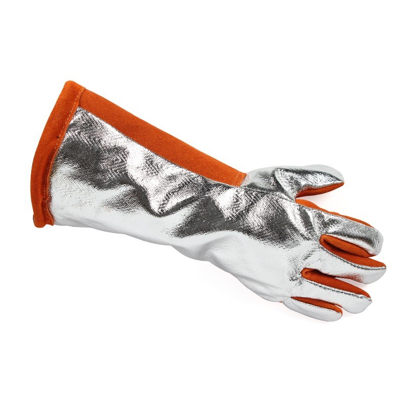 Deerta 205400-10 welterwork gloves TERK400N high temperature resistant protective gloves aluminized coating insulation