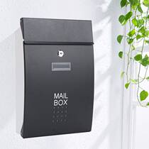 Report box wall-mounted stainless steel mailbox outdoor locked complaint and suggestion box creative suggestion box community letter box