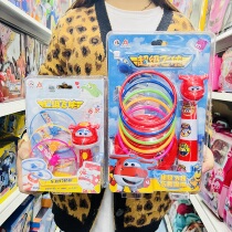 Super Fly-Man Ledy Bamboo Dragonfly Launch Vehicle Throws Rings Throw Ring Toys Children Outdoor Sports Games