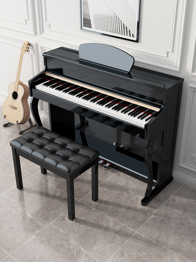 Play Delle keyboard 88-key hammer Beginner professional young teacher children's examination Home intelligent digital keyboard