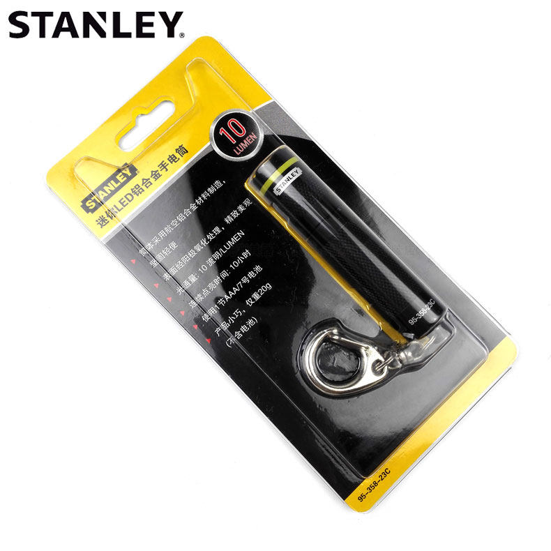 Stanley Stanley Mini LED Aluminum Alloy Flashlight Key Clock Electrician Repair Light 95-358-23C