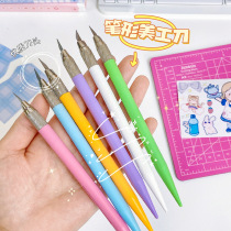 Rubber stamp engraving knife hand ledger pen knife small fresh rubber stamp hand engraving knife hand ledger tape cutting knife art